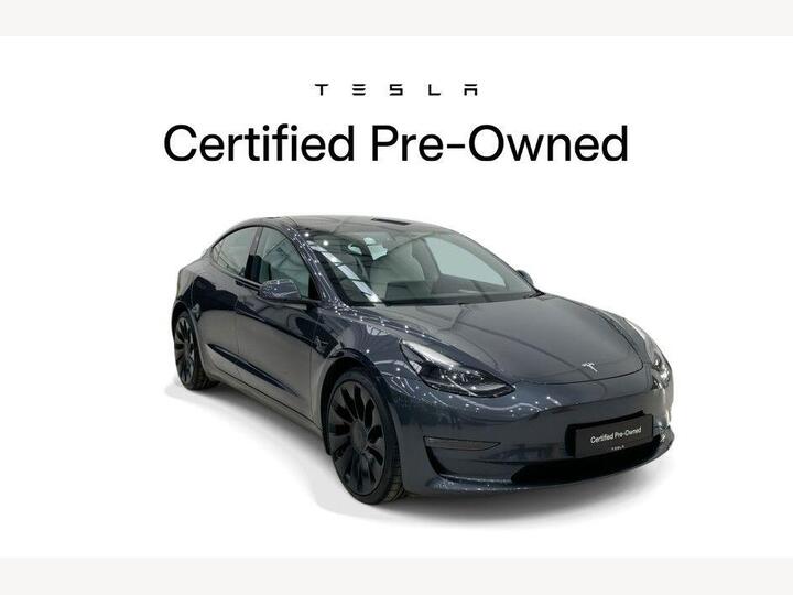 Tesla Model 3 (Dual Motor) Performance Auto 4WDE 4dr (Performance Upgrade)