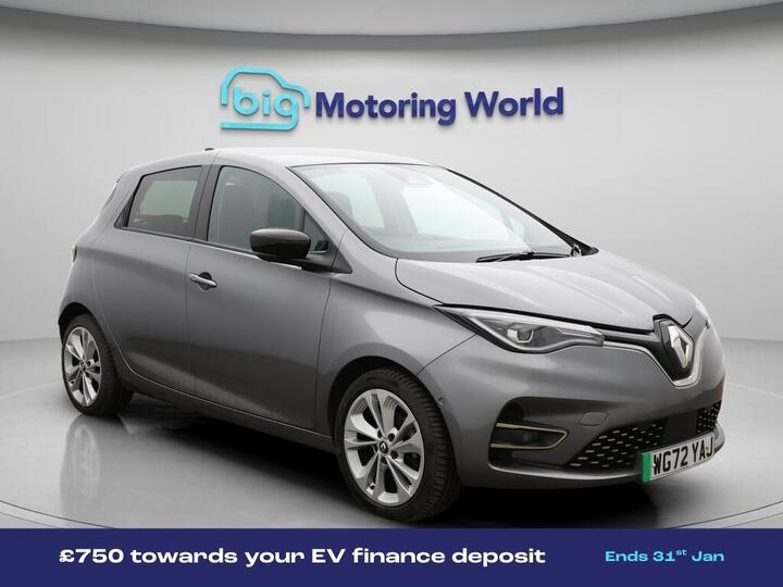 Renault Zoe R135 EV50 52kWh Iconic Auto 5dr (Boost Charge)