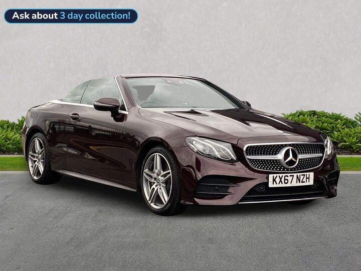 Mercedes-Benz E CLASS 2.0 E220d AMG Line Cabriolet G-Tronic+ Euro 6 (s/s) 2dr