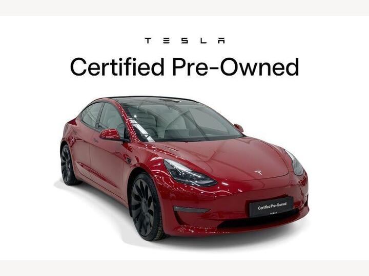 Tesla Model 3 (Dual Motor) Performance Auto 4WDE 4dr (Performance Upgrade)