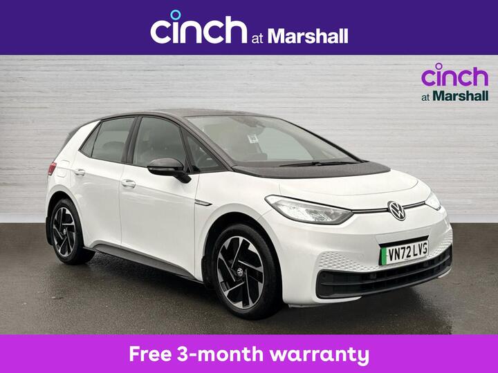 Volkswagen ID.3 Pro Performance 58kWh Life Auto 5dr Volkswagen ID.3 Pro Performance 58kWh Life Auto 5dr