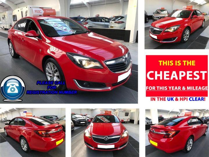 Vauxhall Insignia 1.4i Turbo SRi Nav Euro 6 (s/s) 5dr Vauxhall Insignia 1.4i Turbo SRi Nav Euro 6 (s/s) 5dr