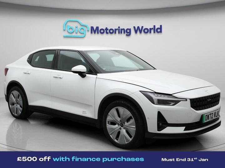 Polestar Polestar 2 Single Motor 78kWh Long Range Fastback Auto FWD 5dr Polestar Polestar 2 Single Motor 78kWh Long Range Fastback Auto FWD 5dr