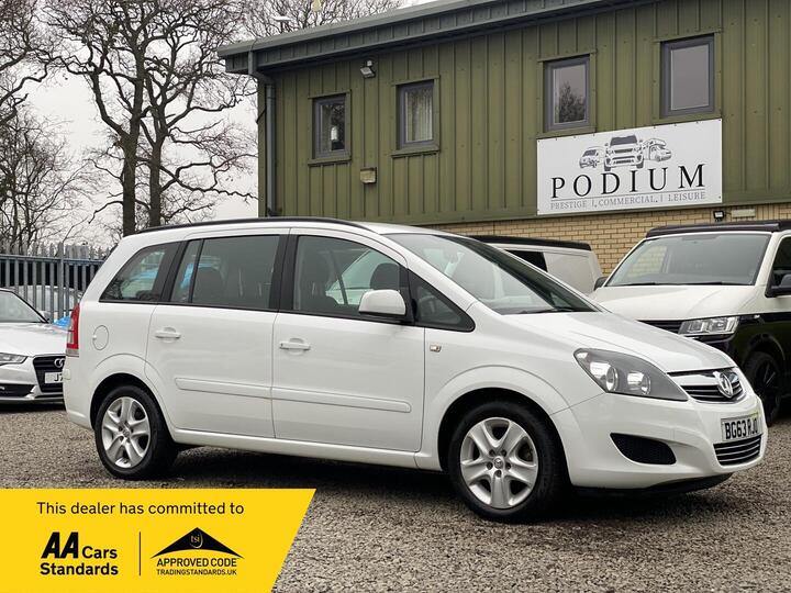 Vauxhall Zafira 1.8 16V Exclusiv Euro 5 5dr