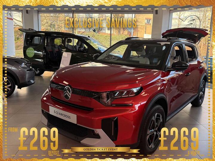 Citroen E-C3 Aircross Standard Range 44kWh MAX Auto 5dr (7.4kW Charger)