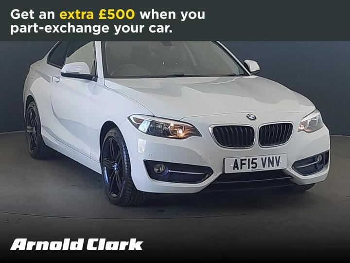 BMW 2 Series 2.0 220d Sport Euro 6 (s/s) 2dr