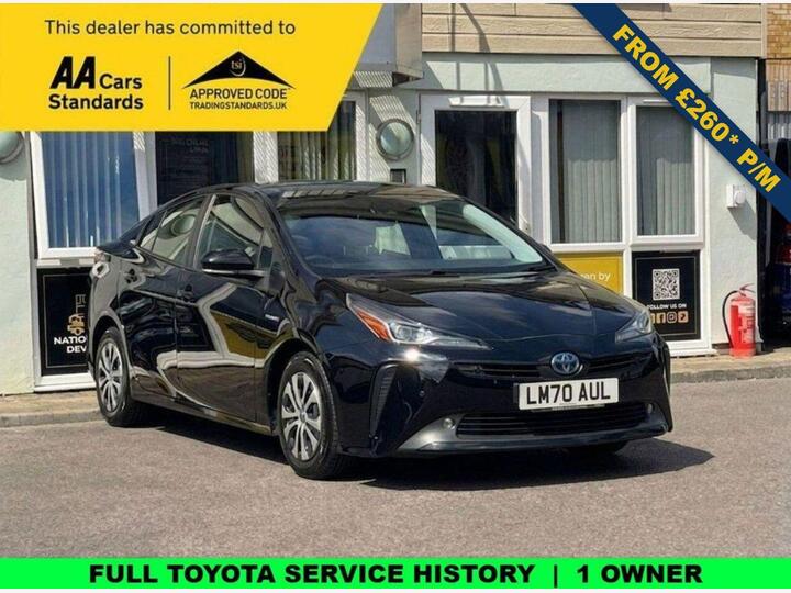 Toyota PRIUS 1.8 VVT-h Business Edition Plus CVT Euro 6 (s/s) 5dr (15in Alloy)