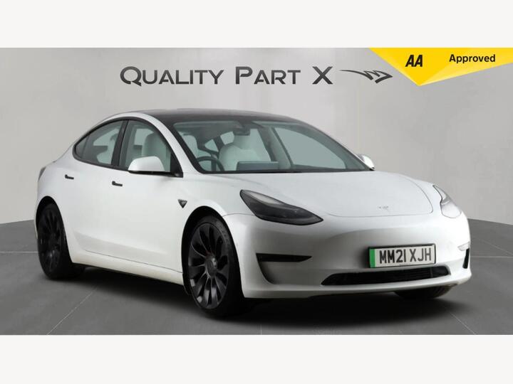 Tesla Model 3 (Dual Motor) Performance Auto 4WDE 4dr (Performance Upgrade)