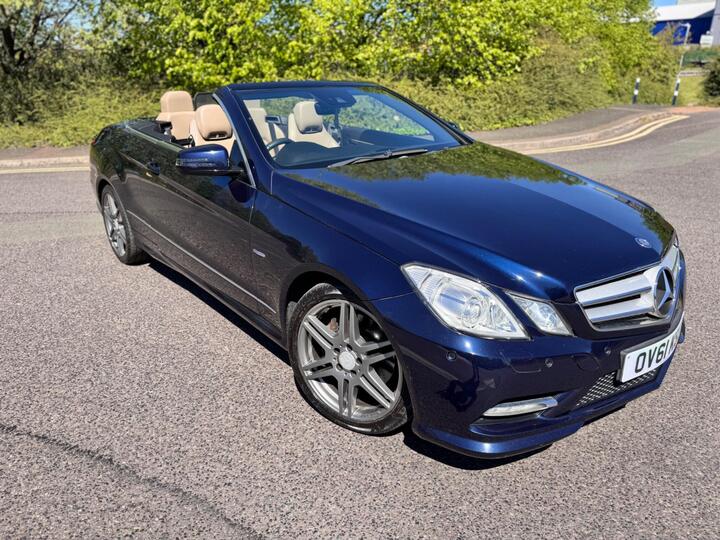 Mercedes-Benz E Class 1.8 E200 BlueEfficiency Sport Edition 125 Cabriolet G-Tronic+ Euro 5 (s/s) 2dr Mercedes-Benz E Class 1.8 E200 BlueEfficiency Sport Edition 125 Cabriolet G-Tronic+ Euro 5 (s/s) 2dr