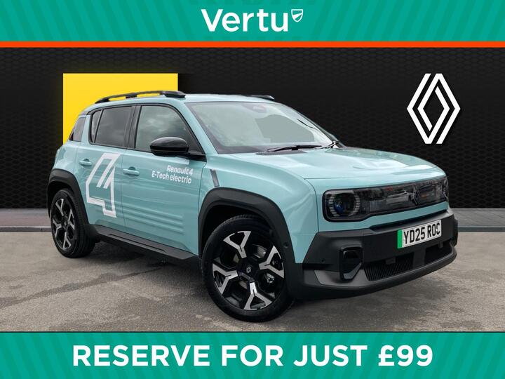 Renault 4 Comfort Range 52kWh Techno Auto 5dr