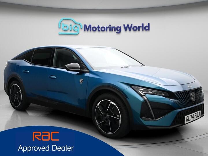 Peugeot 408 1.6 12.4kWh GT Fastback E-EAT Euro 6 (s/s) 5dr