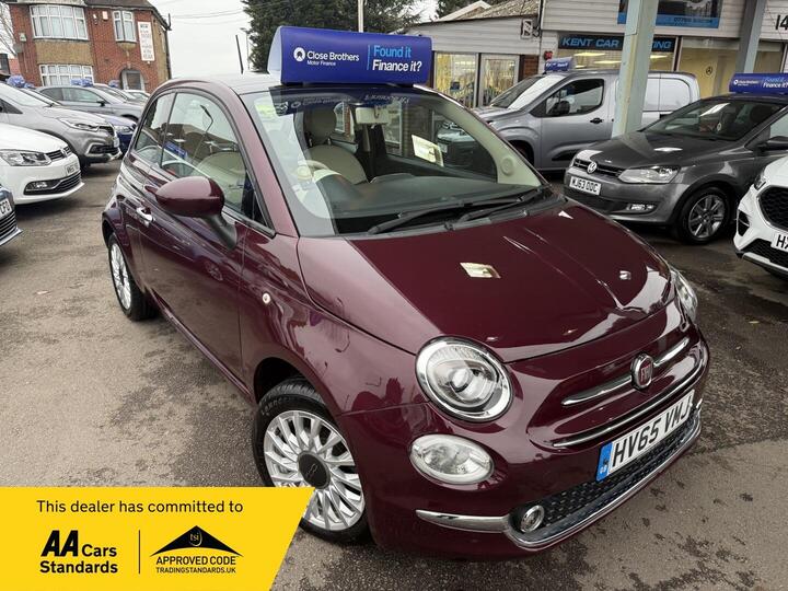 Fiat 500 1.2 Lounge Euro 6 (s/s) 3dr