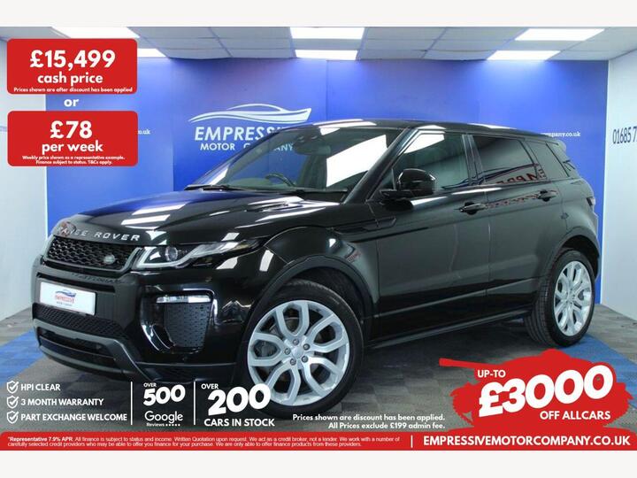 Land Rover RANGE ROVER EVOQUE 2.0 TD4 HSE Dynamic Auto 4WD Euro 6 (s/s) 5dr