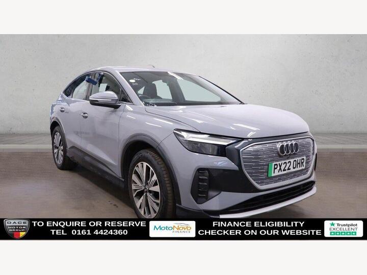 Audi Q4 E-TRON 35 Sport Sportback Auto 5dr 55kWh Audi Q4 E-TRON 35 Sport Sportback Auto 5dr 55kWh