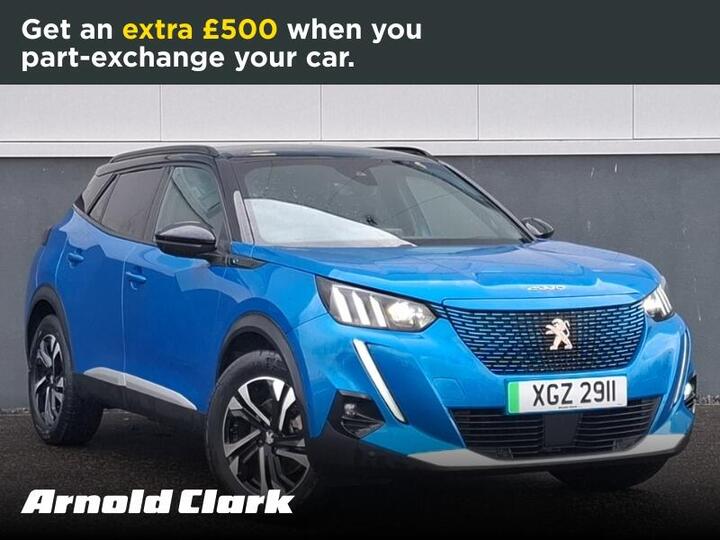 Peugeot E-2008 50kWh GT Auto 5dr (7kW Charger)