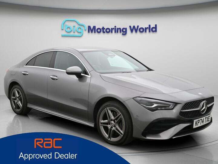 Mercedes-Benz CLA 1.3 CLA250e 15.6kWh AMG Line (Executive) Coupe 8G-DCT Euro 6 (s/s) 4dr Mercedes-Benz CLA 1.3 CLA250e 15.6kWh AMG Line (Executive) Coupe 8G-DCT Euro 6 (s/s) 4dr