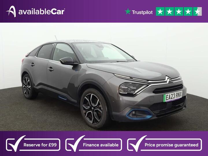 Citroen E-C4 50kWh Shine Plus Auto 5dr (7.4kW Charger) Citroen E-C4 50kWh Shine Plus Auto 5dr (7.4kW Charger)
