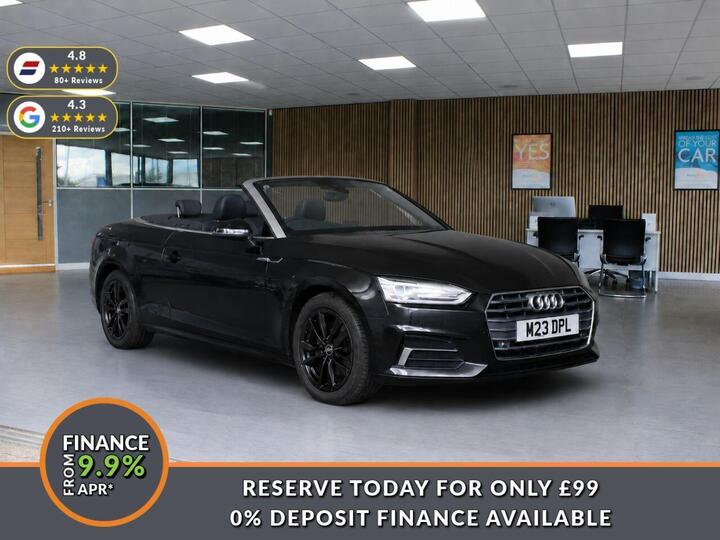 Audi A5 CABRIOLET 2.0 TFSI Sport S Tronic Euro 6 (s/s) 2dr