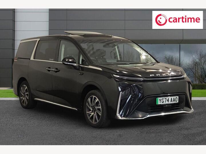 MAXUS MIFA 9 90kWh Luxury MPV 5dr Electric Auto (244 Ps) Sunroof, 360 Degree Camera, Display Screen, 19in Alloys, Power Foldable Door Mirrors Black, 19-Inch Alloys