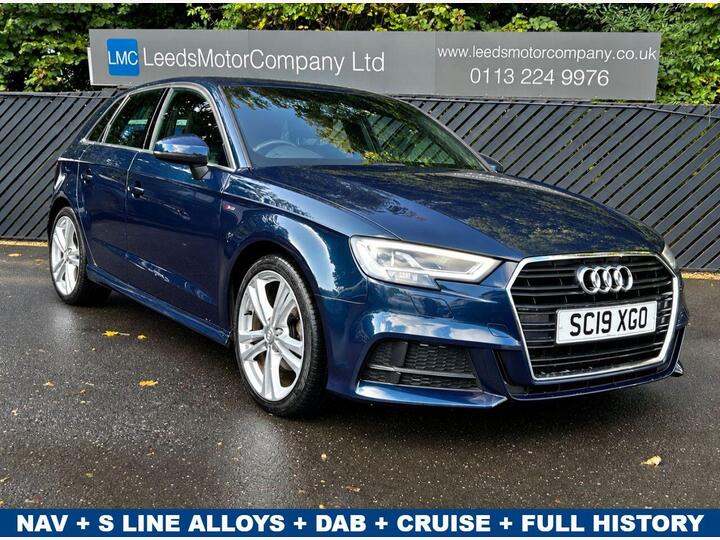 Audi A3 1.0 TFSI 30 S Line Sportback Euro 6 (s/s) 5dr