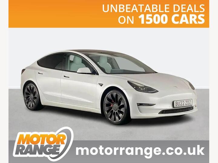 Tesla Model 3 (Dual Motor) Performance Auto 4WDE 4dr (Performance Upgrade)