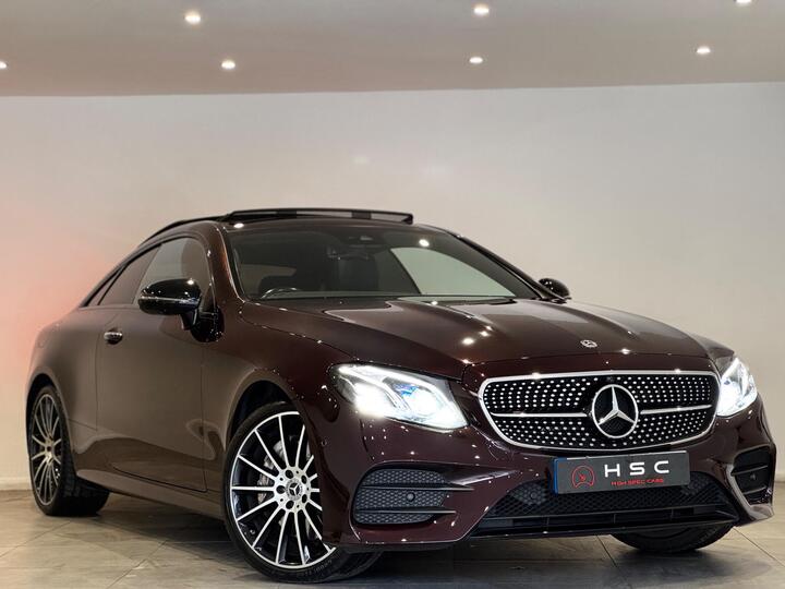Mercedes-Benz E Class 3.0 E450 V6 AMG Line (Premium Plus) G-Tronic+ 4MATIC Euro 6 (s/s) 2dr Mercedes-Benz E Class 3.0 E450 V6 AMG Line (Premium Plus) G-Tronic+ 4MATIC Euro 6 (s/s) 2dr