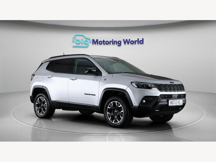Jeep Compass 1.3 GSE T4 11.4kWh Trailhawk Auto 4xe Euro 6 (s/s) 5dr Jeep Compass 1.3 GSE T4 11.4kWh Trailhawk Auto 4xe Euro 6 (s/s) 5dr