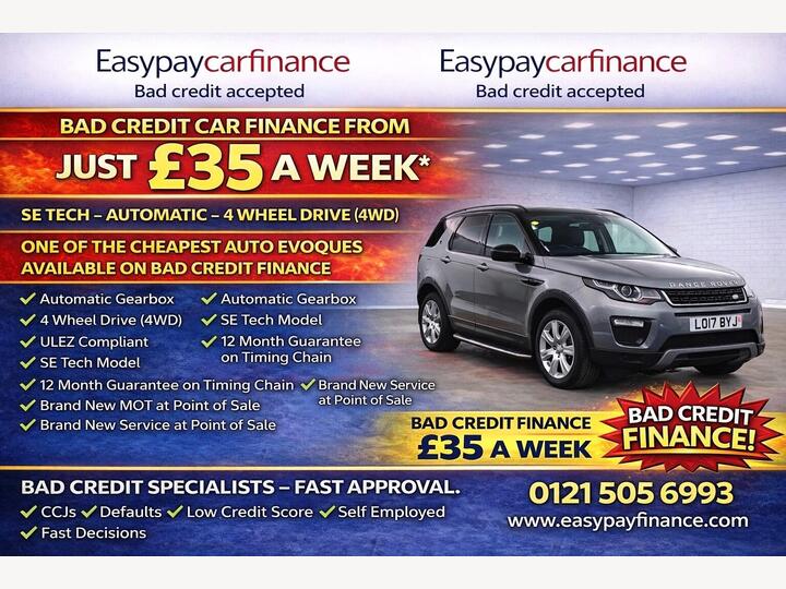 Land Rover Range Rover Evoque 2.0 TD4 SE Tech Auto 4WD Euro 6 (s/s) 5dr