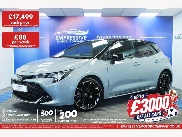 Toyota COROLLA 1.8 VVT-h GR SPORT CVT Euro 6 (s/s) 5dr