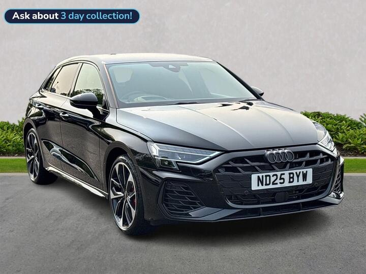 Audi A3 2.0 TFSI Black Edition Sportback S Tronic Quattro Euro 6 (s/s) 5dr