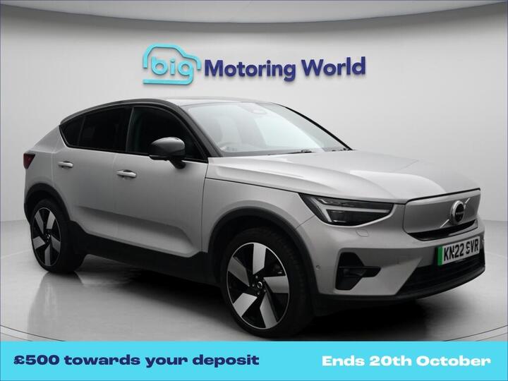 Volvo C40 Twin Recharge 78kWh Ultimate Auto AWD 5dr