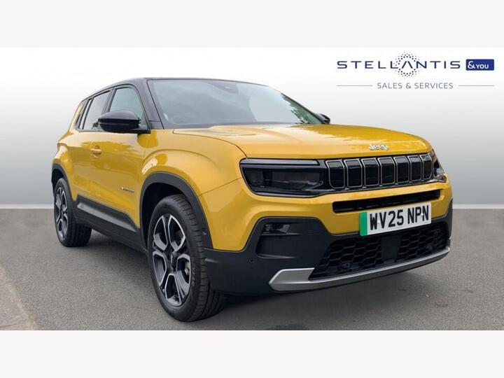 Jeep Avenger 54kWh E-Summit Auto 5dr Jeep Avenger 54kWh E-Summit Auto 5dr