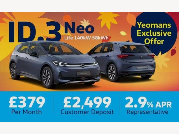 Volkswagen ID.3 Neo 58kWh Life Auto 5dr