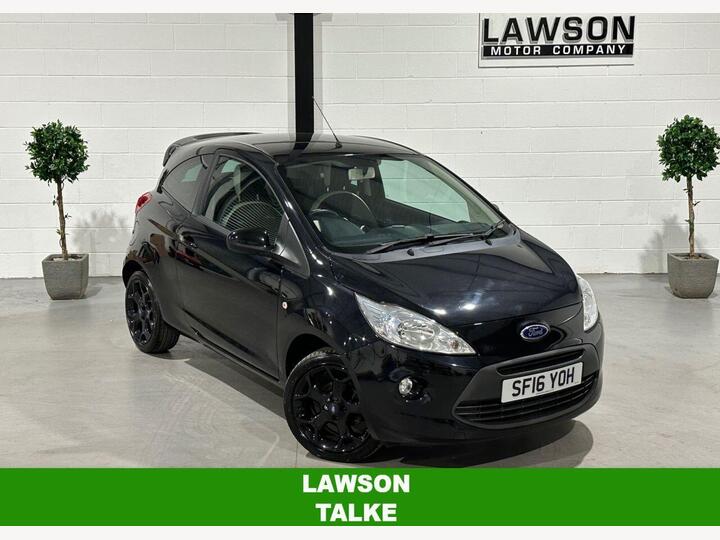 Ford KA 1.2 Zetec Black Edition Euro 6 (s/s) 3dr
