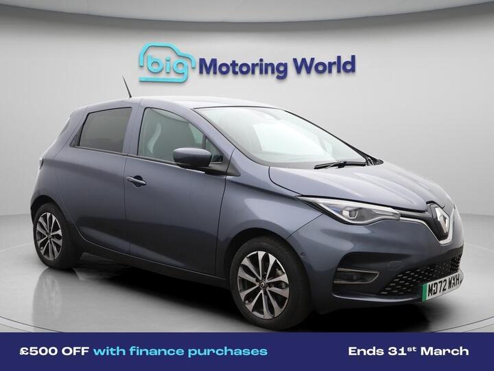 Renault Zoe R135 EV50 52kWh GT Auto 5dr (Rapid Charge)