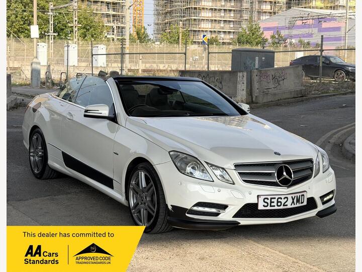 Mercedes-Benz E Class 1.8 E200 BlueEfficiency Sport Cabriolet G-Tronic+ Euro 5 (s/s) 2dr