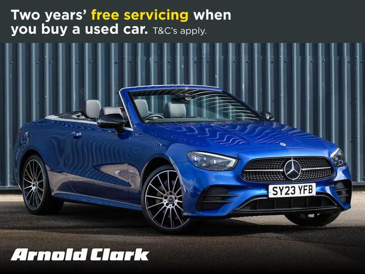 Mercedes-Benz E Class 2.9 E400d AMG Line Night Edition (Premium Plus) Cabriolet G-Tronic+ 4MATIC Euro 6 (s/s) 2dr