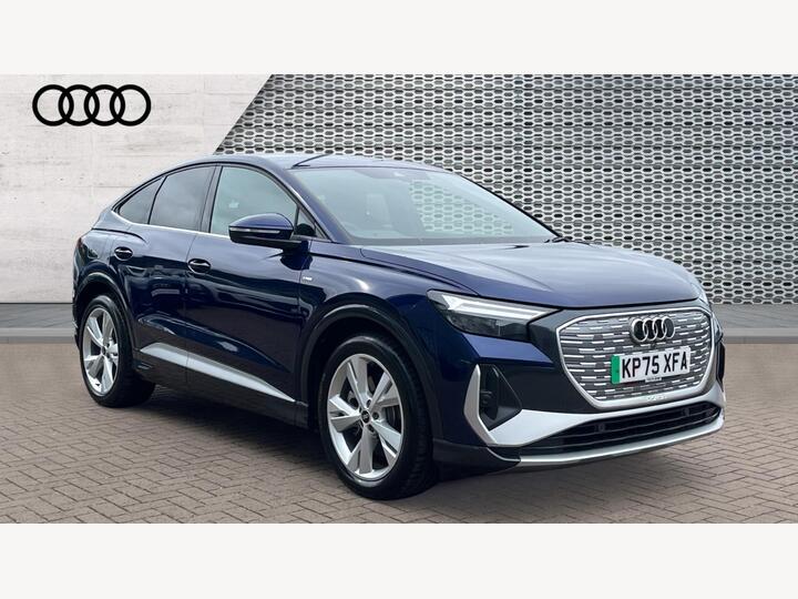 Audi Q4 E-tron 40 S Line Sportback Auto 5dr 63kWh Audi Q4 E-tron 40 S Line Sportback Auto 5dr 63kWh