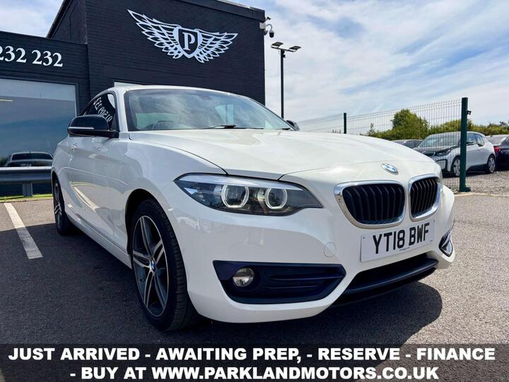 BMW 2 SERIES 2.0 218d Sport Euro 6 (s/s) 2dr