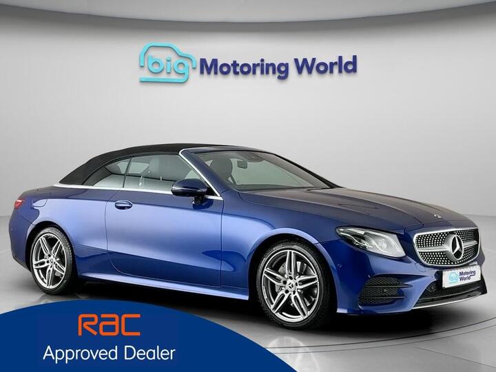 Mercedes-Benz E Class 2.0 E220d AMG Line (Premium) Cabriolet G-Tronic+ Euro 6 (s/s) 2dr