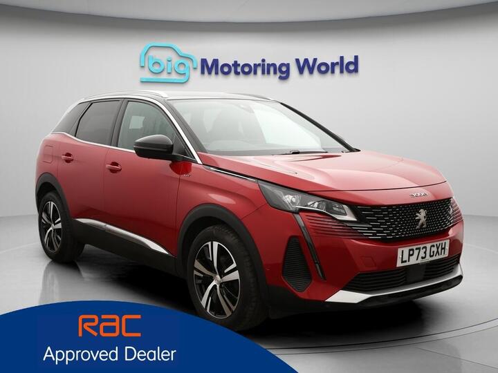 Peugeot 3008 1.2 PureTech GT EAT Euro 6 (s/s) 5dr Peugeot 3008 1.2 PureTech GT EAT Euro 6 (s/s) 5dr