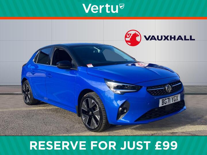 Vauxhall Corsa 50kWh Elite Nav Premium Auto 5dr (7.4Kw Charger)