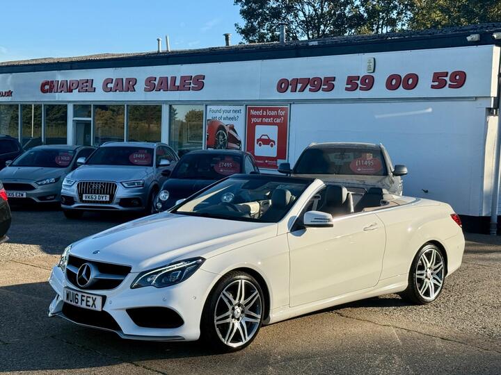 Mercedes-Benz E Class 2.1 E220 BlueTEC AMG Line Cabriolet G-Tronic+ Euro 6 (s/s) 2dr