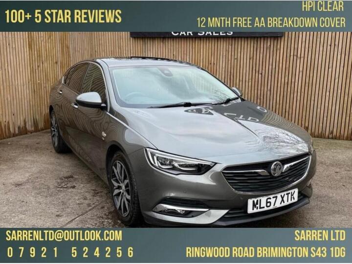 Vauxhall Insignia 1.5i Turbo Elite Nav Grand Sport Euro 6 (s/s) 5dr