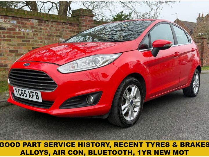 Ford FIESTA 1.0T EcoBoost Zetec Euro 6 (s/s) 5dr