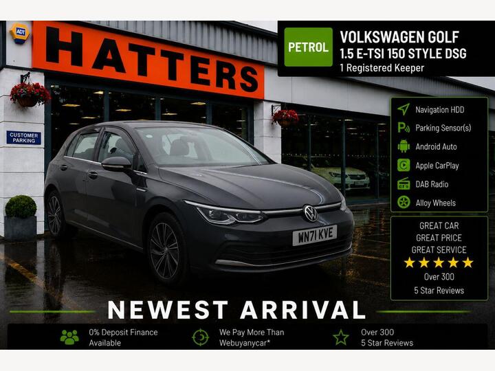 Volkswagen GOLF 1.5 ETSI MHEV Style DSG Euro 6 (s/s) 5dr