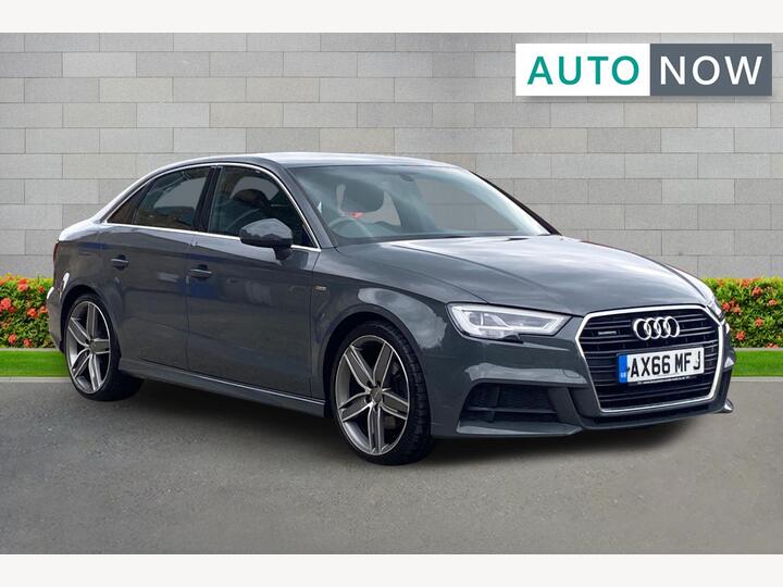 Audi A3 2.0 TFSI S Line S Tronic Auto 6Spd Quattro Euro 6 (s/s) 4dr