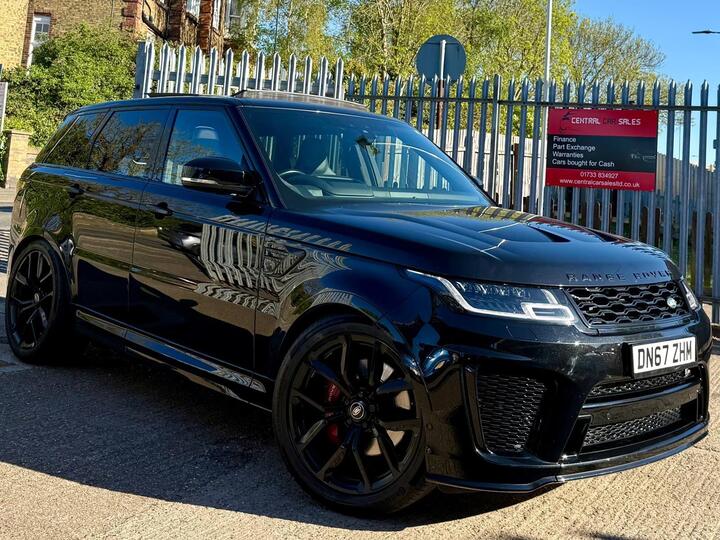 Land Rover Range Rover Sport 5.0 P575 V8 SVR Auto 4WD Euro 6 (s/s) 5dr Land Rover Range Rover Sport 5.0 P575 V8 SVR Auto 4WD Euro 6 (s/s) 5dr