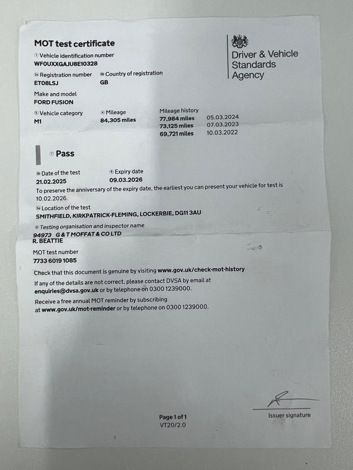 Ford Fusion - 1.6 TDCi Plus 5dr - Diesel Fusion With Park Sensor - Image 16