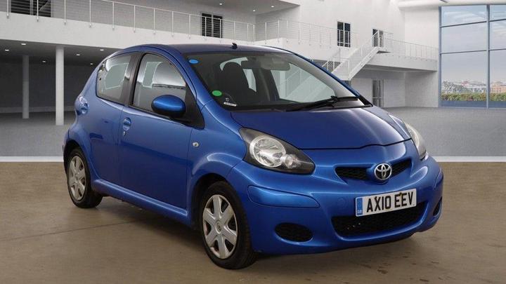 Cheap Toyota AYGO - 1.0 VVT-i Blue Euro 4 5dr - ULEZ+£20 TAX+5DR+AIRCON+2 KEYS for sale in Luton, Bedfordshire